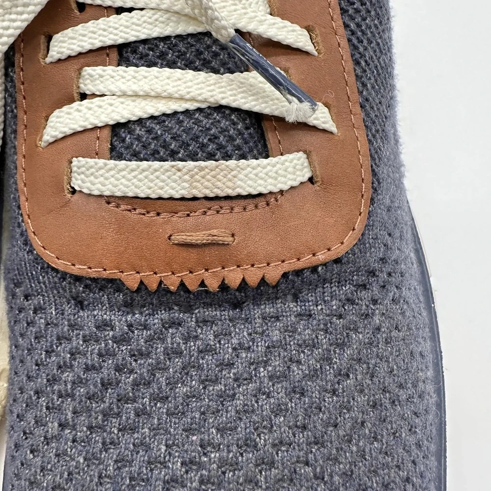 Cole Haan Zerogrand Shoes Mens 10 Blue Knit Lace Up Casual Sneakers Lightweight